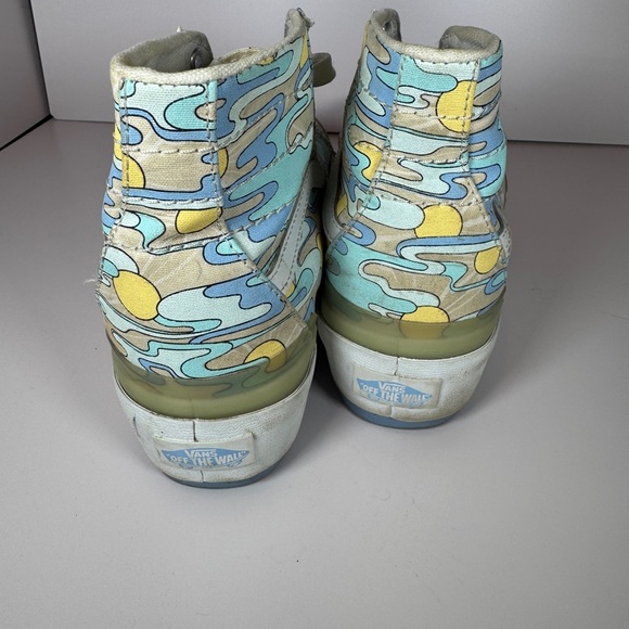 Vans SK8 Sunwaves UV Ink HighTop High Tapered Stacked Sneakers Women 9 Men 7.5 - Picture 15 of 15